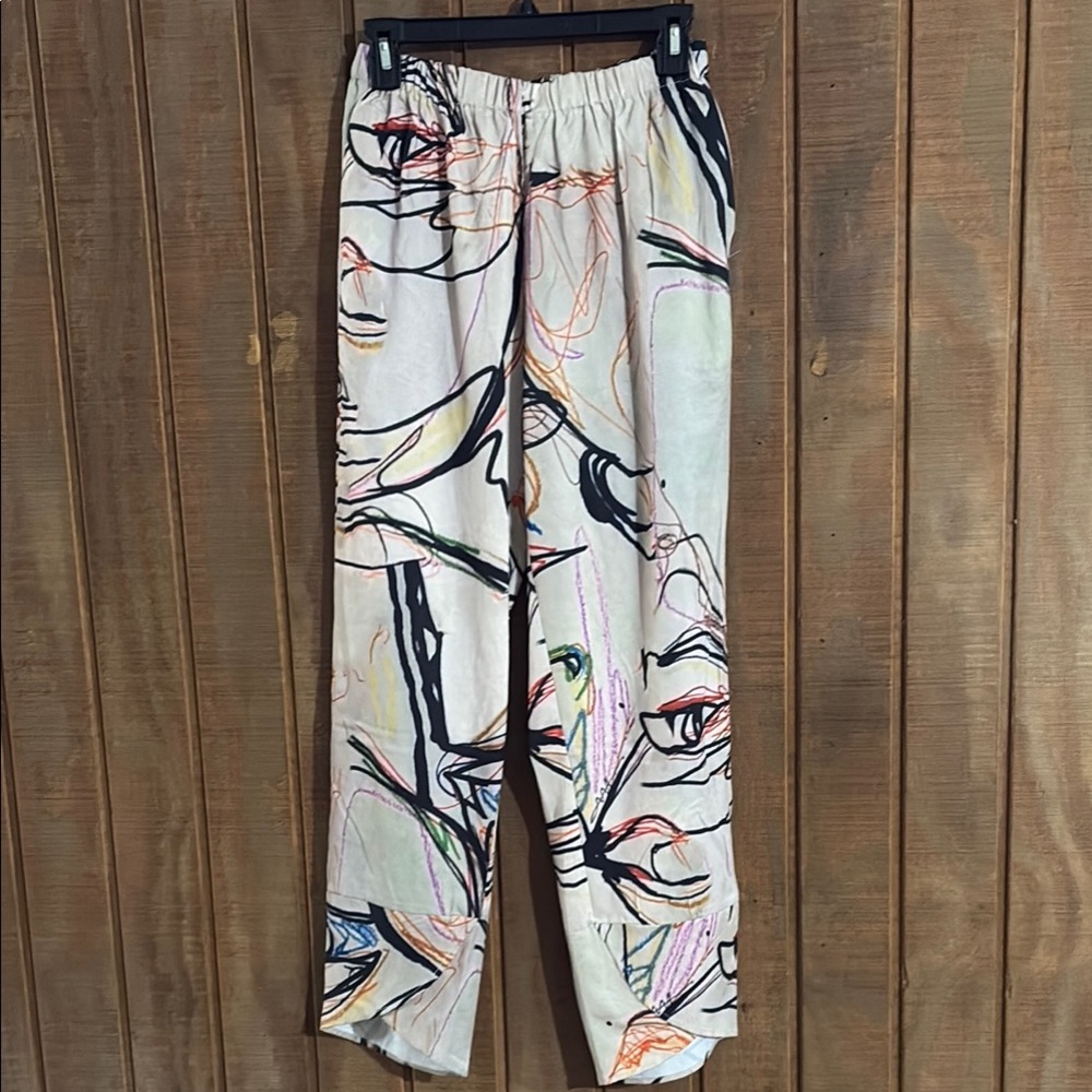 Abstract Patterned Men's Pants